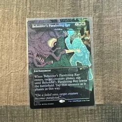 Beholder's Paralyzing Ray - Oubliette (Rainbow Foil) Secret Lair Drop Foil - Image 1