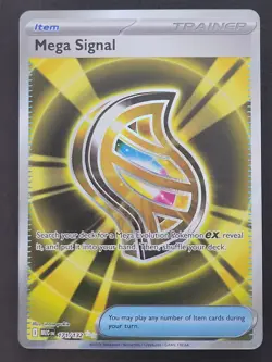 Mega Signal 171/132 Ultra Rare Mega Evolution Base Set Pokemon TCG - Image 1
