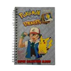 1999 Pokemon Artbox Series 1 Sticker Album 29 Stickers Mewtwo Moltres Holo - Image 1