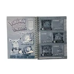 1999 Pokemon Artbox Series 1 Sticker Album 29 Stickers Mewtwo Moltres Holo - Image 5
