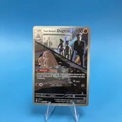 Pokemon TCG Ascended Heroes Team Rocket's Dugtrio Illustration Rare Holo 239/217 - Image 1