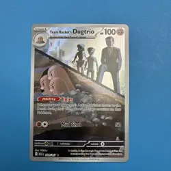 Pokemon TCG Ascended Heroes Team Rocket's Dugtrio Illustration Rare Holo 239/217 - Image 4