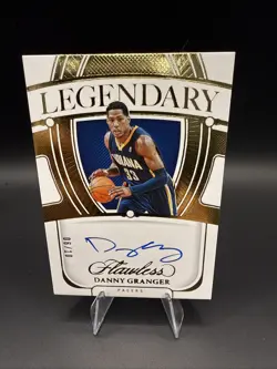 2023-24 Panini Flawless Danny Granger /10 Gold Auotgraph Legendary Pacers - Image 1