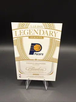 2023-24 Panini Flawless Danny Granger /10 Gold Auotgraph Legendary Pacers - Image 2