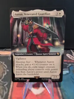 1x Auron, Venerated Guardian NM Eng MTG - Commander Final Fantasy - Image 1