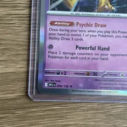 Pokemon TCG * Mega Evolution * 56/132 Alakazam HOLO RARE * FRESH PK - Image 3