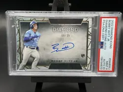 2022 Topps Diamond Icons Autographs RC Bobby Witt Jr #DIABWJ AUTO /25 PSA 9 / 10 - Image 1