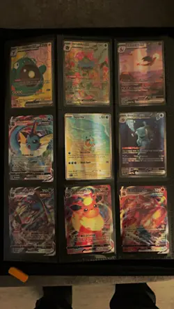 Pokemon TCG Mixed Holo Lot in Binder Pages - Charizard ex, Venusaur ex - Image 1