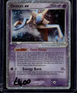 Deoxys ex (Normal Forme) Holo Ultra Rare Deoxys 97/107 NM - Image 1