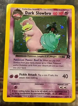 Dark Slowbro 12/82 - Team Rocket - Holo Rare - Pokemon Card - Image 1