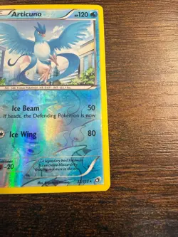 Pokemon Card Articuno LP Legendary Treasures Reverse Holo Rare 32/113 - Image 3