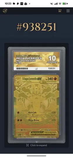 Mega Evolution - Mega Lucario SIR EX 179/132 and Hyper Rare 188/132 bundle - Image 3