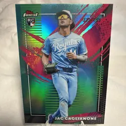 Jac Caglianone 2026 Topps Finest RARE AQUA /199 #201 Rookie RC - Image 1