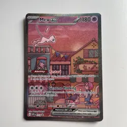 Pokemon Company Mew ex 053 SV Promo Full Art Holo 180 HP English - Image 2