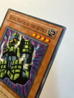 Yugioh! Stone Statue of the Aztecs AST-014 1st Edition! VLP - Image 4