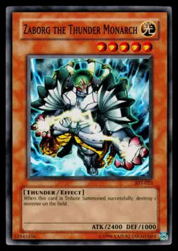 Zaborg the Thunder Monarch - AST-023 LP Ancient Sanctuary Yu-Gi-Oh Unlimited - Image 1