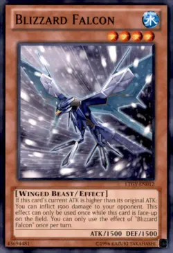 Lord of the Tachyon Galaxy #LTGY-EN012 Blizzard Falcon - Image 1