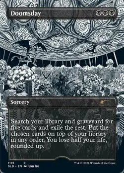 Near Mint x 1 Doomsday - Foil Etched - Borderless Secret Lair Drop Series - FOIL - Image 1