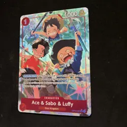 Ace & Sabo & Luffy (Alternate Art) OP13-007 Carrying On His Will Foil - Image 2