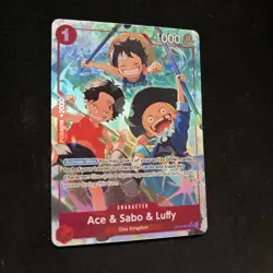 Ace & Sabo & Luffy (Alternate Art) OP13-007 Carrying On His Will Foil - Image 3