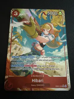 One Piece Heroines Edition EB03-008 Hibari Alternate Art Alt Rare English - Image 2
