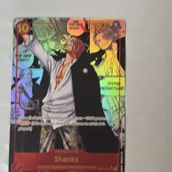 One Piece TCG Shanks OP09-004 Manga Rare SR Foil Near Mint - Image 1