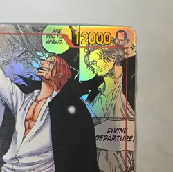 One Piece TCG Shanks OP09-004 Manga Rare SR Foil Near Mint - Image 5