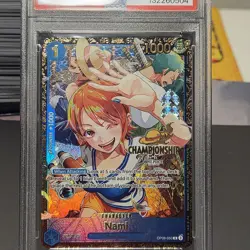 2025 ONE PIECE PROMOS CHAMPIONSHIP 25-26-TOP 64 #050 NAMI PSA 10 - Image 2