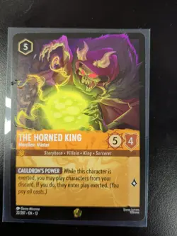Disney Lorcana The Horned King - Merciless Master 22/207 Legendary Normal - Image 1