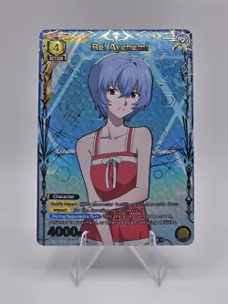 Rei Ayanami C☆ EVA-1-002 Evangelion: New Theatrical Edition Union Arena Japanese - Image 1