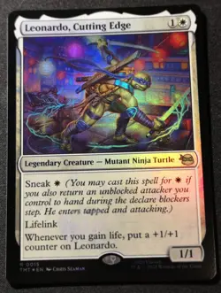 Leonardo, Cutting Edge - Foil - TMT - MTG - NM - EN - 0025 - Image 1