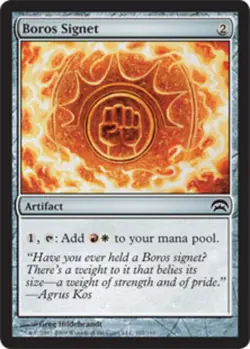 1x Boros Signet Moderate Play MTG Magic - Kid Icarus - - Image 1