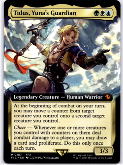 Tidus, Yuna's Guardian Extended Art NM MTG - Image 1