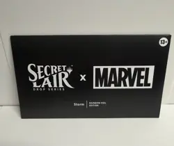 Magic: The Gathering Secret Lair x Marvel Storm Rainbow Foil SEALED NM 🔥 ⛈ - Image 3