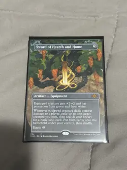 MTG Sword of Hearth and Home - Borderless MTG Modern Horizons 2 - Near Mint NM - Image 1