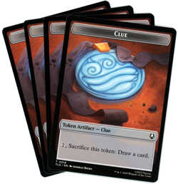 x4 Ally 0007 / Clue 0018 Double-Sided Token Avatar: The Last Airbender NM/M MTG - Image 2