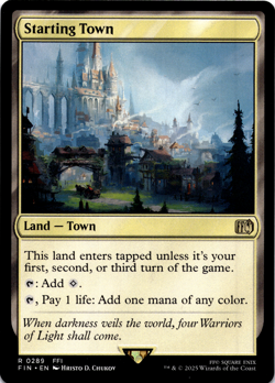 Starting Town Final Fantasy Regular NM MTG - Image 1