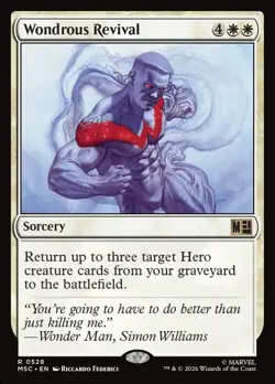 Wondrous Revival Marvel Super Heroes Commander #528 Magic TCG - Image 1