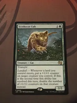Scythecat Cub Foundations Jumpstart MTG - Image 1