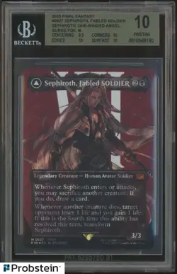 2025 MTG Final Fantasy EN Borderless Surge Foil #0527 Sephiroth BGS 10 PRISTINE - Image 1
