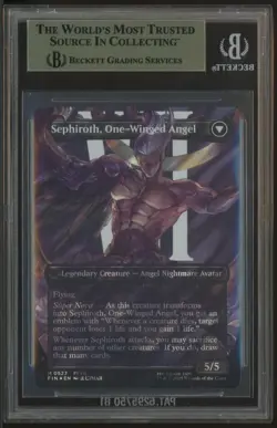 2025 MTG Final Fantasy EN Borderless Surge Foil #0527 Sephiroth BGS 10 PRISTINE - Image 2