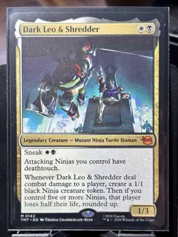 Dark Leo & Shredder - REG - MTG - TMT - 0142 - MYTHIC ~ NM - Image 2