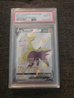 2021 Pokemon SWSH BSP Boltund V Shinning Fates Tins PSA 10 Gem Mint - Image 1