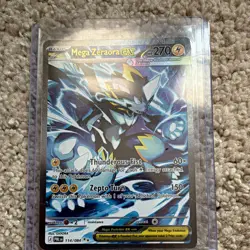 Pokemon TCG Mega Zeraora EX 114/084 Pitch Black Full Art Holo EN HP 270 - Image 1