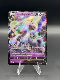 Galarian Rapidash V SWSH111 Black Star Promo NM Pokemon TCG - Image 1