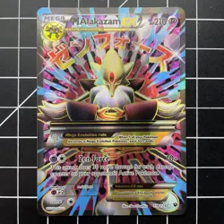 M Alakazam EX Holo Full Art Ultra Rare #118/124 Fates Collide Pokemon TCG NM - Image 1