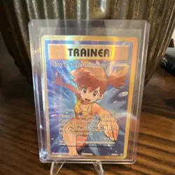 Pokemon Co. Misty's Determination 108/108 Evolutions Full Art Holo UR Trainer - Image 1