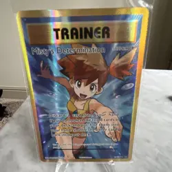 Pokemon Co. Misty's Determination 108/108 Evolutions Full Art Holo UR Trainer - Image 3