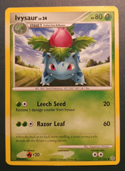 Ivysaur 51/132 Secret Wonders 2007 Vintage Pokemon Card Non-Holo MP - Image 1