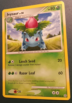 Ivysaur 51/132 Secret Wonders 2007 Vintage Pokemon Card Non-Holo MP - Image 3